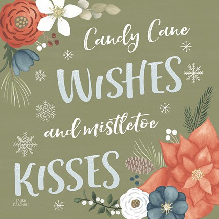 Framed Holiday Garden X Print