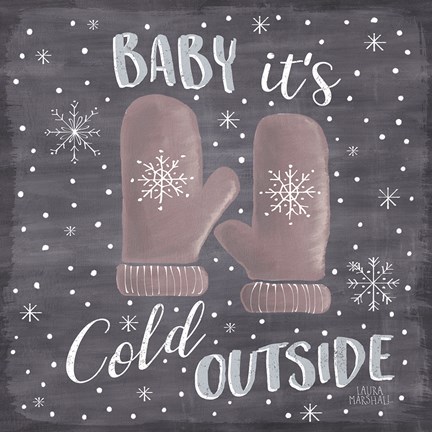 Framed Cozy Winter IV Print