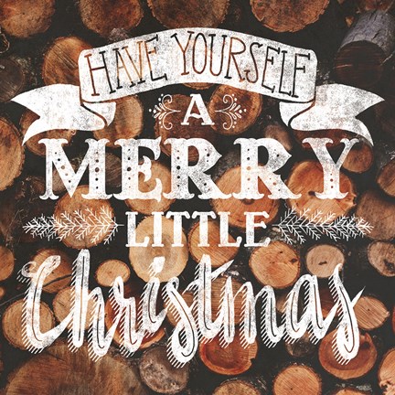 Framed Merry Little Christmas Print