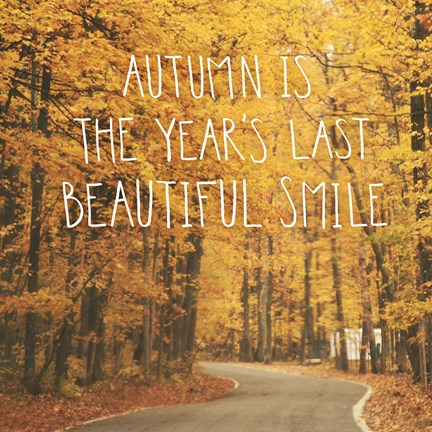 Framed October Color I Print