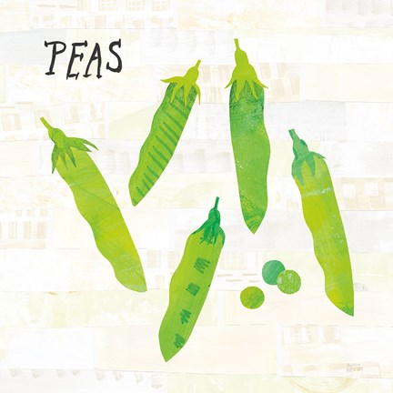 Framed Kitchen Garden III Cream Print