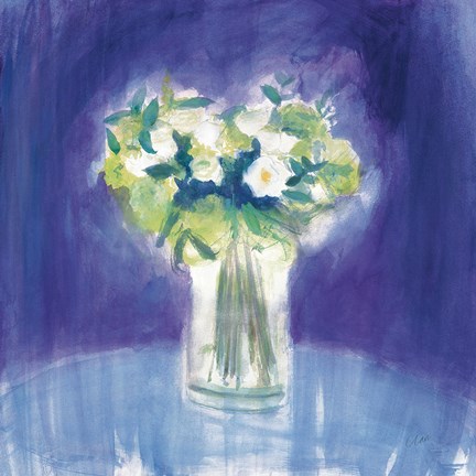 Framed Morning Glory Print