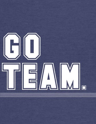 Framed Go Team Print