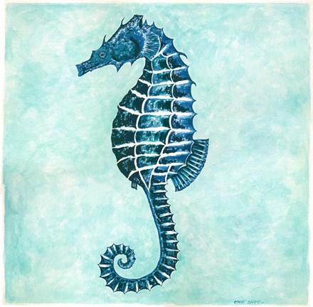 Framed Seahorse Print