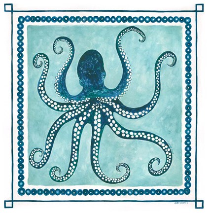 Framed Octopus I Frame Print