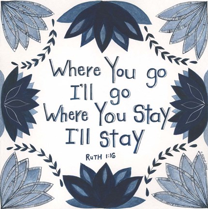 Framed Where You Go Print