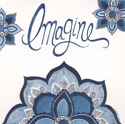 Framed Imagine Print