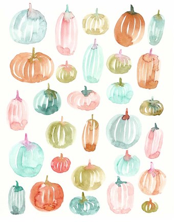 Framed Light Pumpkins 300 Print