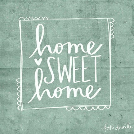 Framed Home Sweet Home Print