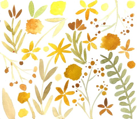 Framed Autumn Watercolor Print