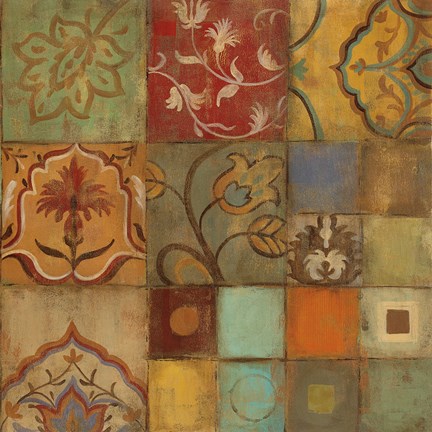 Framed Topkapi Tiles Crop Print