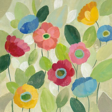 Framed Fairy Tale Flowers IV Print