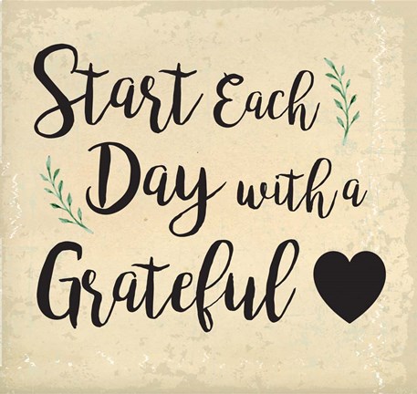 Framed Start Each Day Print