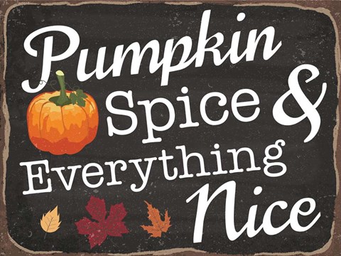 Framed Pumpkin Spice Print