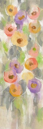 Framed Dreamy Flowers II Print