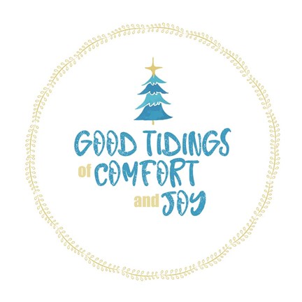 Framed Good Tidings Print