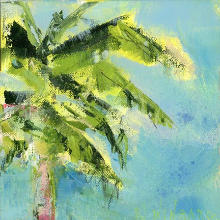 Framed Palm Tree Afternoon Print