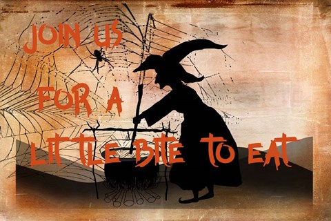 Framed Join Us for a Bit to Eat Print