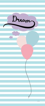 Framed Dream Balloons Print