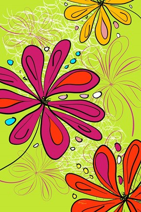 Framed Key Lime Joy Print