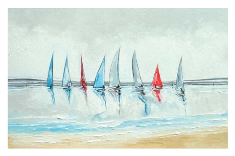 Framed Boats 3A Print