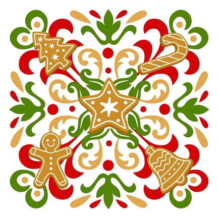 Framed Gingerbread Print