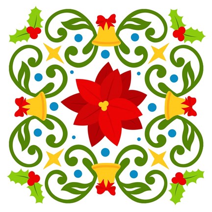 Framed Christmas II Print