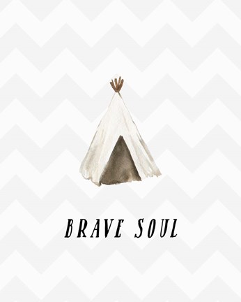 Framed Brave Soul Print