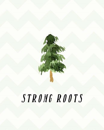 Framed Strong Roots Print