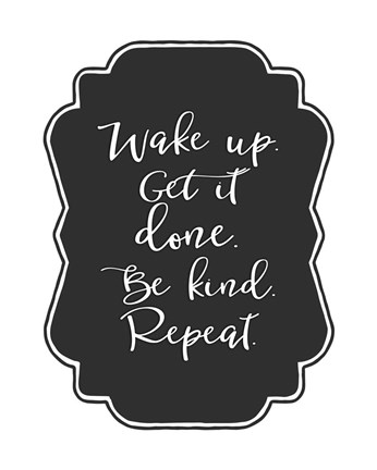 Framed Get It Done Print