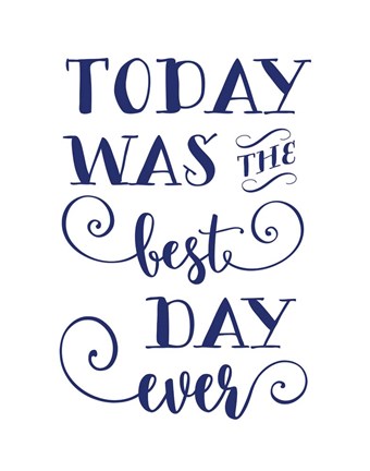 Framed Today was The Best Print