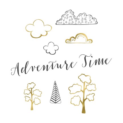 Framed Adventure Time Square Print