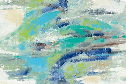 Framed River Whirlpool v2 Print