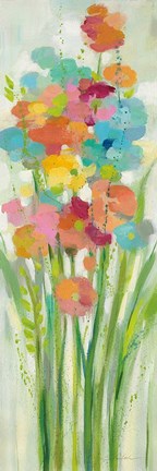 Framed Long Stem Bouquet II Print