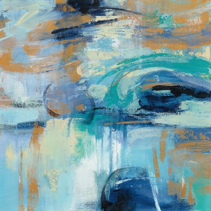 Framed Sapphire Ring Print