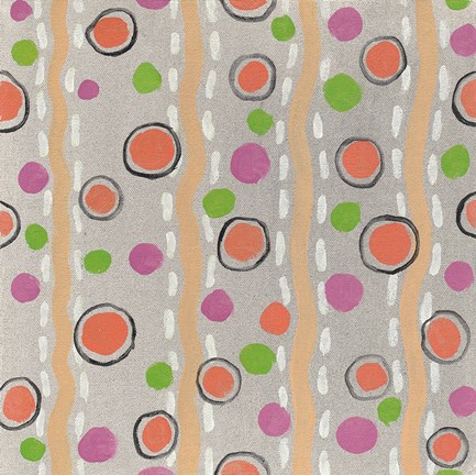 Framed Velvety Florals Element IV Print