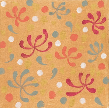 Framed Glorious Pink Floral Element V Print