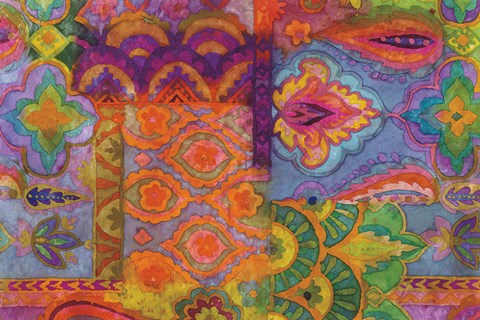 Framed Boho Bright Print