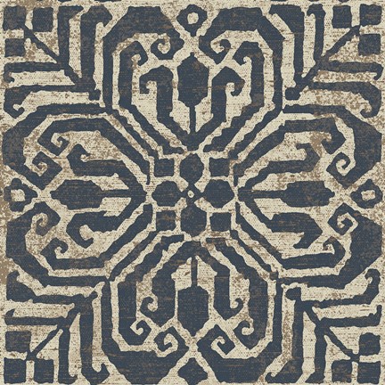 Framed Amadora with Brown Square VII Print