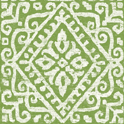 Framed Amadora Blue - Tile V Print