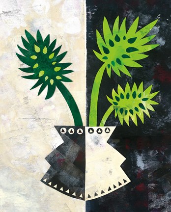 Framed Pretty Palms III Print