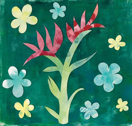 Framed Jungle Jive IV Print