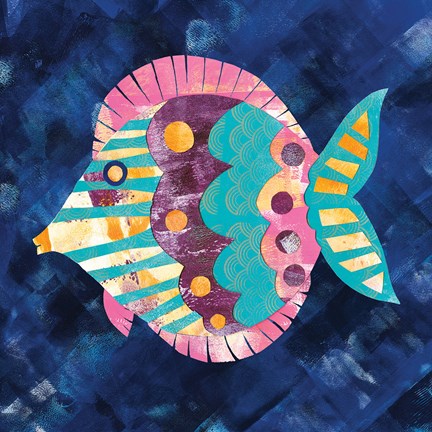 Framed Boho Reef IV Print