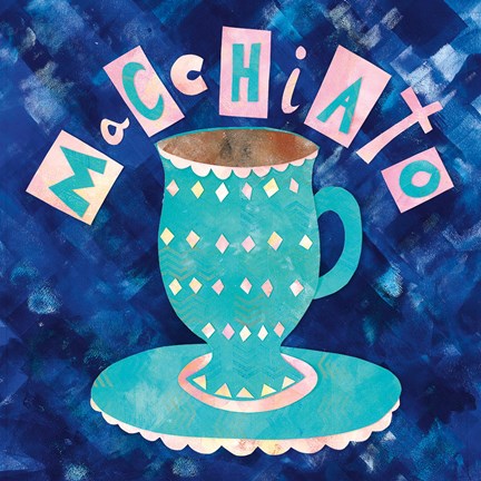 Framed Cafe Collage III Print