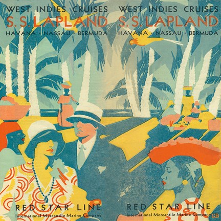 Framed Vintage Travel Brochure VI Print