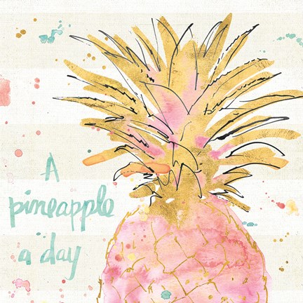 Framed Flamingo Fever V Print