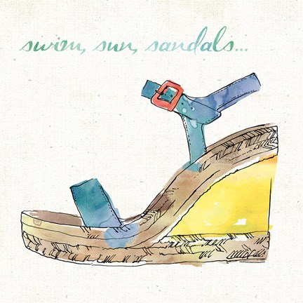 Framed Surfs Up IV Print