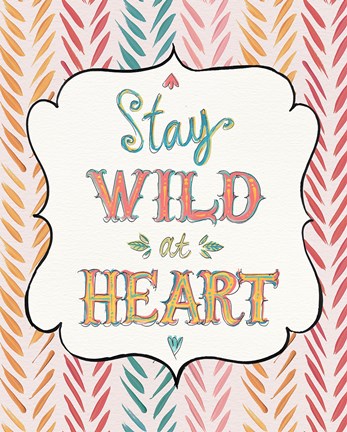 Framed Peace and Paisley V Pink Print