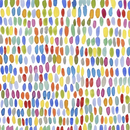 Framed Painters Palette Multi IV Print