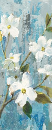 Framed Graceful Magnolia I Crop Print